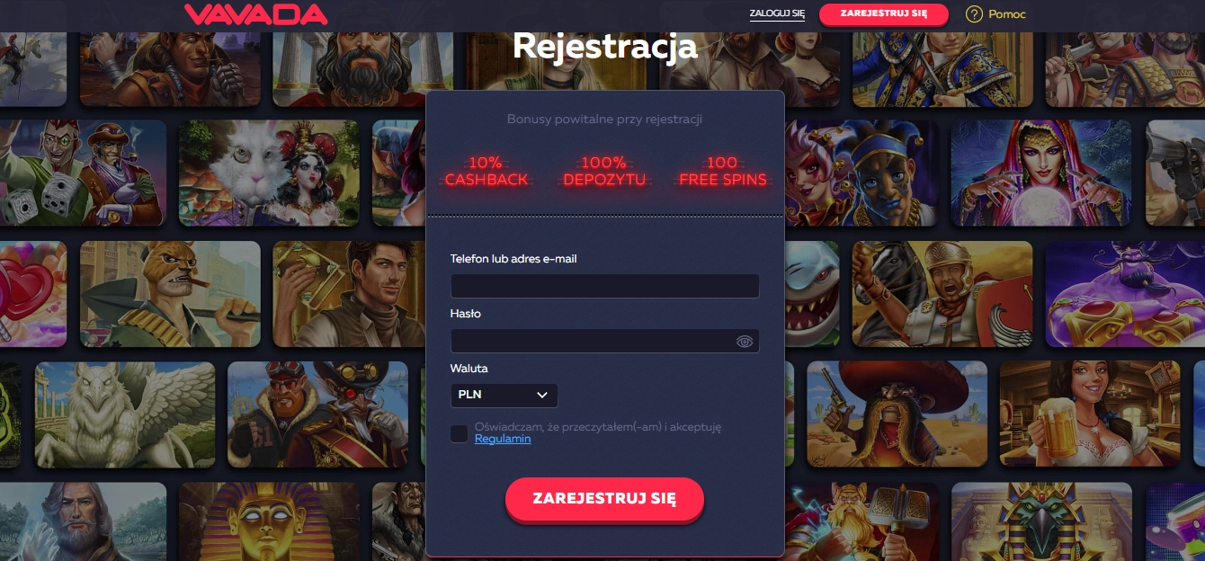 Vavada Rejestracja Online